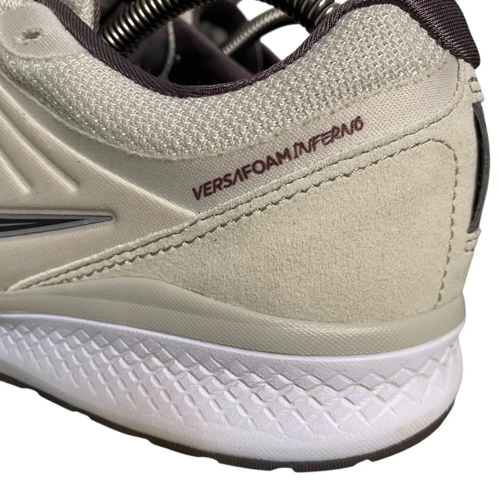 Saucony VersaFoam Inferno Shoe Womens 9.5 Beige S30035 Low Road Running Sneaker - Picture 2 of 8